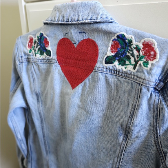 Lucky Brand Embroidered Denim Jean Jacket Size S - Picture 6 of 9